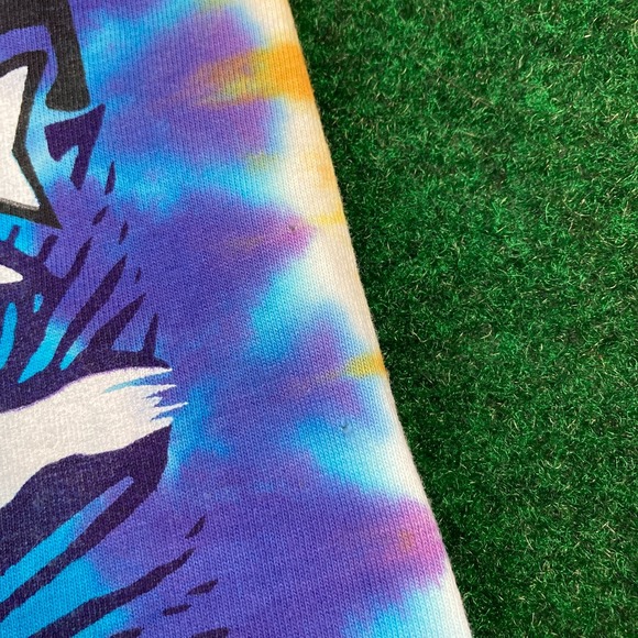 Vintage Liquid Blue Shirt Mens XXXXL 1992 Pinkerton Sun Moon All Over Print 90s - Picture 10 of 14